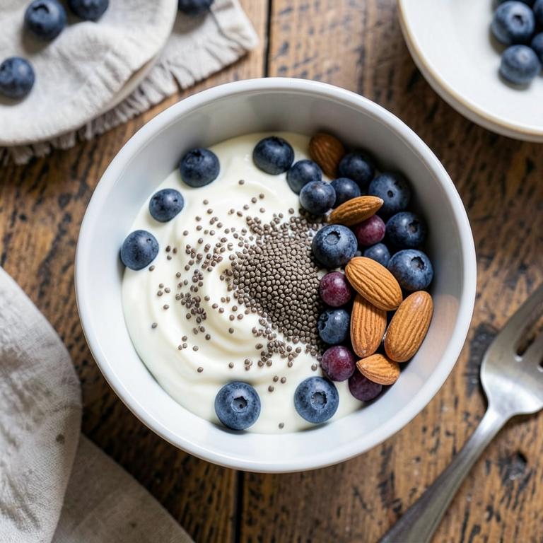 Bowl de Yogur con Chía y Arándanos
